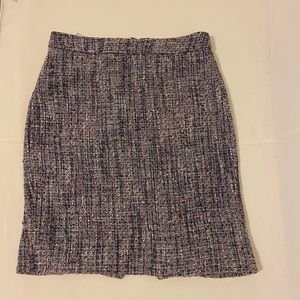 Jcrew purple Tweed Skirt